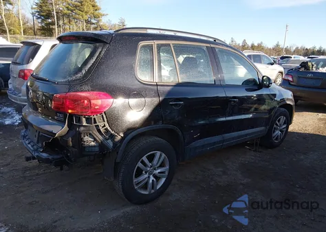 2016 Volkswagen Tiguan S z USA, uszkodzony, nr VIN WVGBV7AX2GW066423